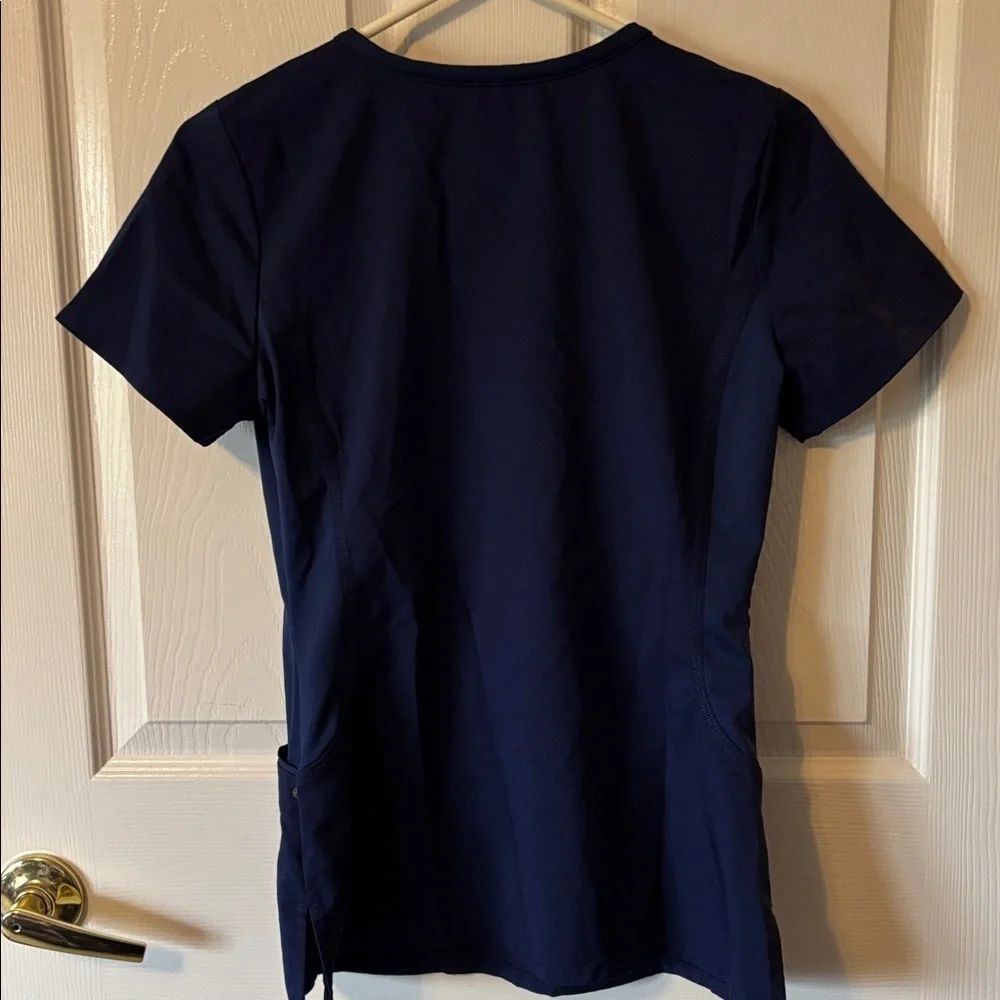 Dark Blue Scrub Top